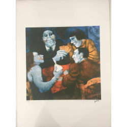 Remo Squillantini Litografia off set 50x70 cm certificat