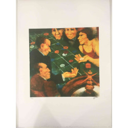 Remo Squillantini Litografia off set 50x70 cm certificat