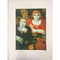 Remo Squillantini Litografia off set 50x70 cm certificat