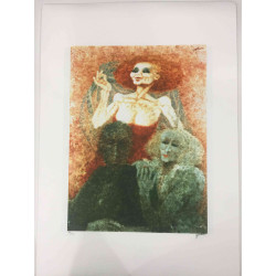 Remo Squillantini Litografia off set 50x70 cm certificat