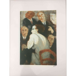 Remo Squillantini Litografia off set 50x70 cm certificat