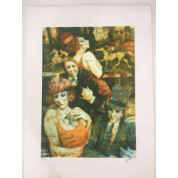 Remo Squillantini Litografia off set 50x70 cm certificat