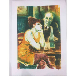 Remo Squillantini Litografia off set 50x70 cm certificat