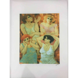 Remo Squillantini Litografia off set 50x70 cm certificat