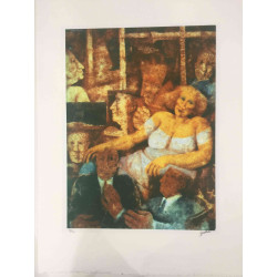 Remo Squillantini Offsetlithografie 50x70 cm gecertificeerd