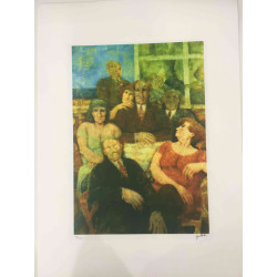 Remo Squillantini Litografia off set 50x70 cm certificat
