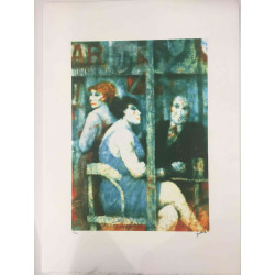 Remo Squillantini Litografia off set 50x70 cm certificat