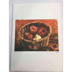 Renato Guttuso Litografía Offset 50x70 cm certificada