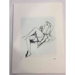 Renato Guttuso Litografia offset 50x70 cm certificat