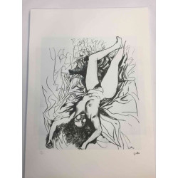 Renato Guttuso Litografia offset 50x70 cm certificat