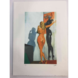 Renato Guttuso Litografia offset 50x70 cm certificat