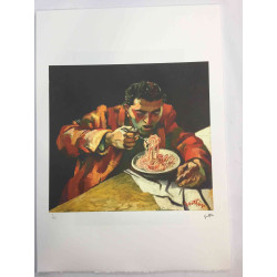 Renato Guttuso Offsetlithografie 50x70 cm gecertificeerd