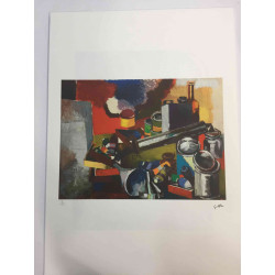 Renato Guttuso Litografia offset 50x70 cm certificat