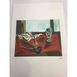 Renato Guttuso Litografia offset 50x70 cm certificat