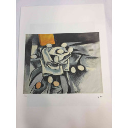 Renato Guttuso Litografia offset 50x70 cm certificat