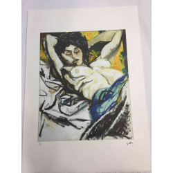 Renato Guttuso Litografia offset 50x70 cm certificat