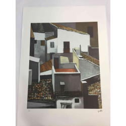 Renato Guttuso Litografia offset 50x70 cm certificat