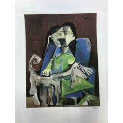 Picasso Litografía offset 50x70 cm Edición Museo