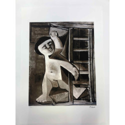 Picasso Litografía offset 50x70 cm Edición Museo