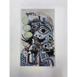Picasso Litografía offset 50x70 cm Edición Museo