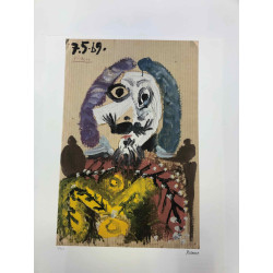 Picasso Litografía offset 50x70 cm Edición Museo