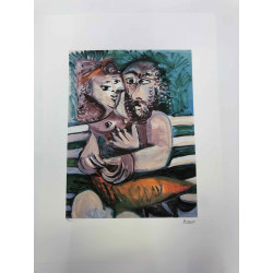 Picasso Litografía offset 50x70 cm Edición Museo