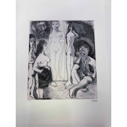 Picasso Litografía offset 50x70 cm Edición Museo
