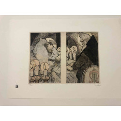 Set de litografía Alphonse Mucha 50x70 cm