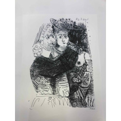 Picasso Litografía offset 50x70 cm Edición Museo