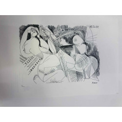 Picasso Litografía offset 50x70 cm Edición Museo