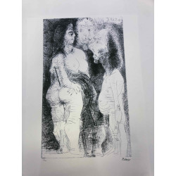 Picasso Litografía offset 50x70 cm Edición Museo