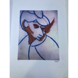 Picasso Litografía offset 50x70 cm Edición Museo