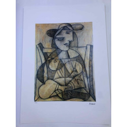 Picasso Litografía offset 50x70 cm Edición Museo