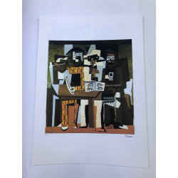 Picasso Litografía offset 50x70 cm Edición Museo