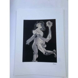 Picasso Litografía offset 50x70 cm Edición Museo