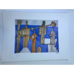 Picasso Litografía offset 50x70 cm Edición Museo