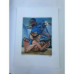 Picasso Litografía offset 50x70 cm Edición Museo