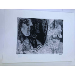 Litografía Picasso off set 50x70 cm Edición museo