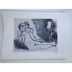 Picasso Litografía offset 50x70 cm Edición Museo