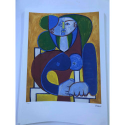 Litografía Picasso off set 50x70 cm Edición museo