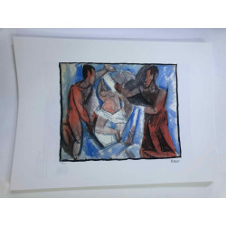 Litografia de Picasso off set 50x70 cm Edição Museu