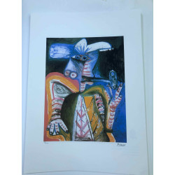 Picasso Lithographie hors set 50x70 cm Edition Musée