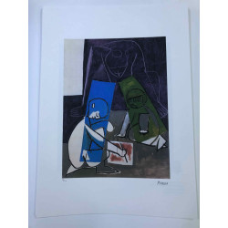 Picasso Litografía offset 50x70 cm Edición Museo