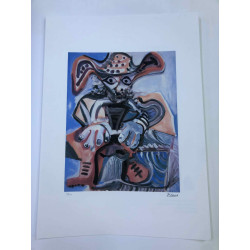 Litografía Picasso off set 50x70 cm Edición museo