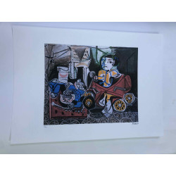 Picasso Litografía offset 50x70 cm Edición Museo