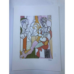 Picasso Litografía offset 50x70 cm Edición Museo