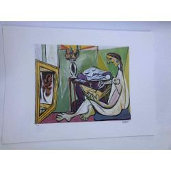 Picasso Litografía offset 50x70 cm Edición Museo