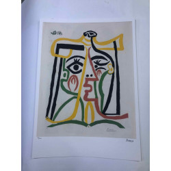 Litografia de Picasso off set 50x70 cm Edição Museu