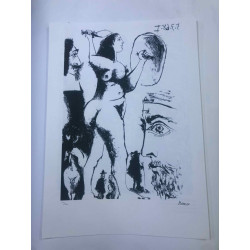 Picasso Litografía offset 50x70 cm Edición Museo