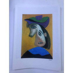 Picasso Litografía offset 50x70 cm Edición Museo